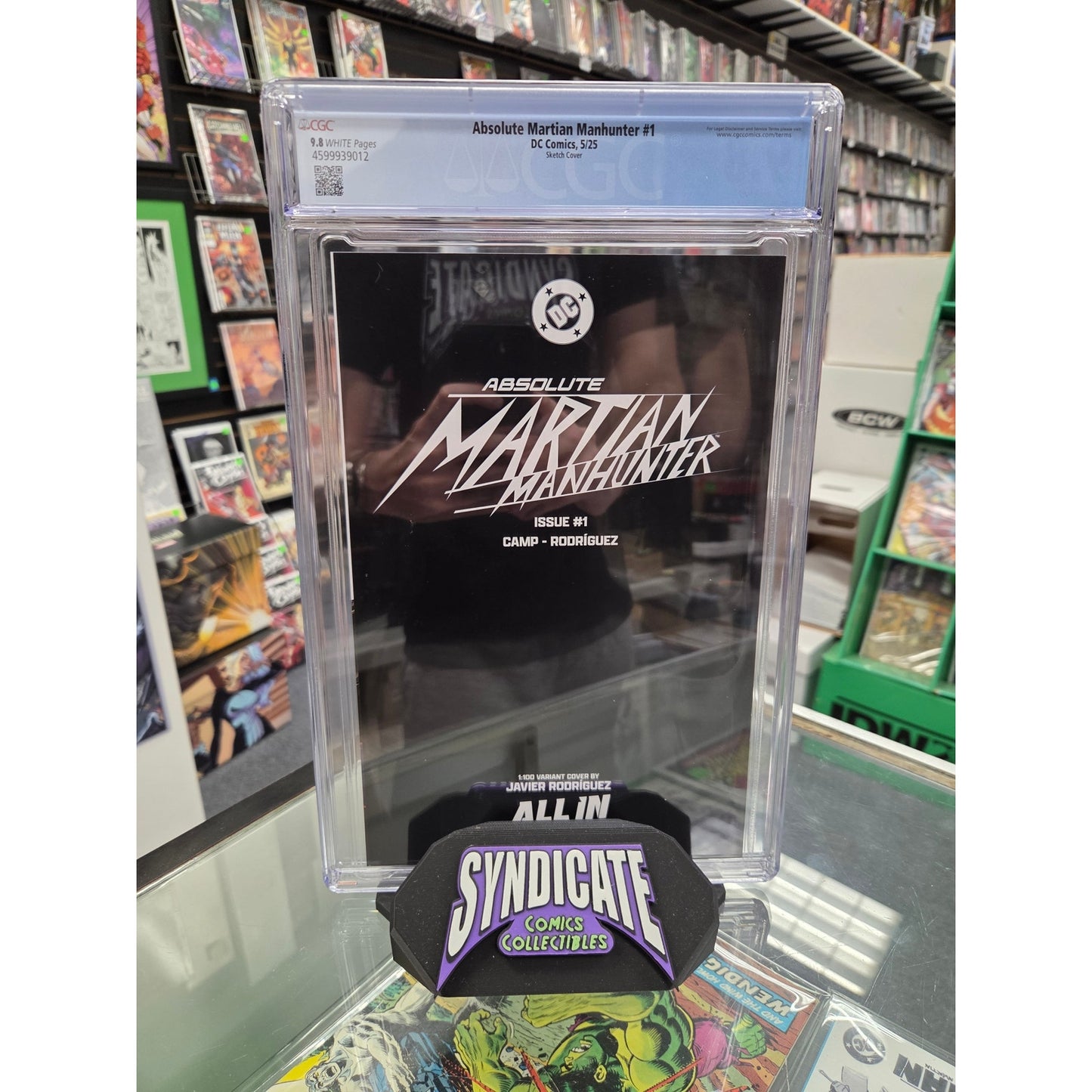 Absolute Martian Manhunter #1 (CGC 9.8) 1:100 Sketch Variant