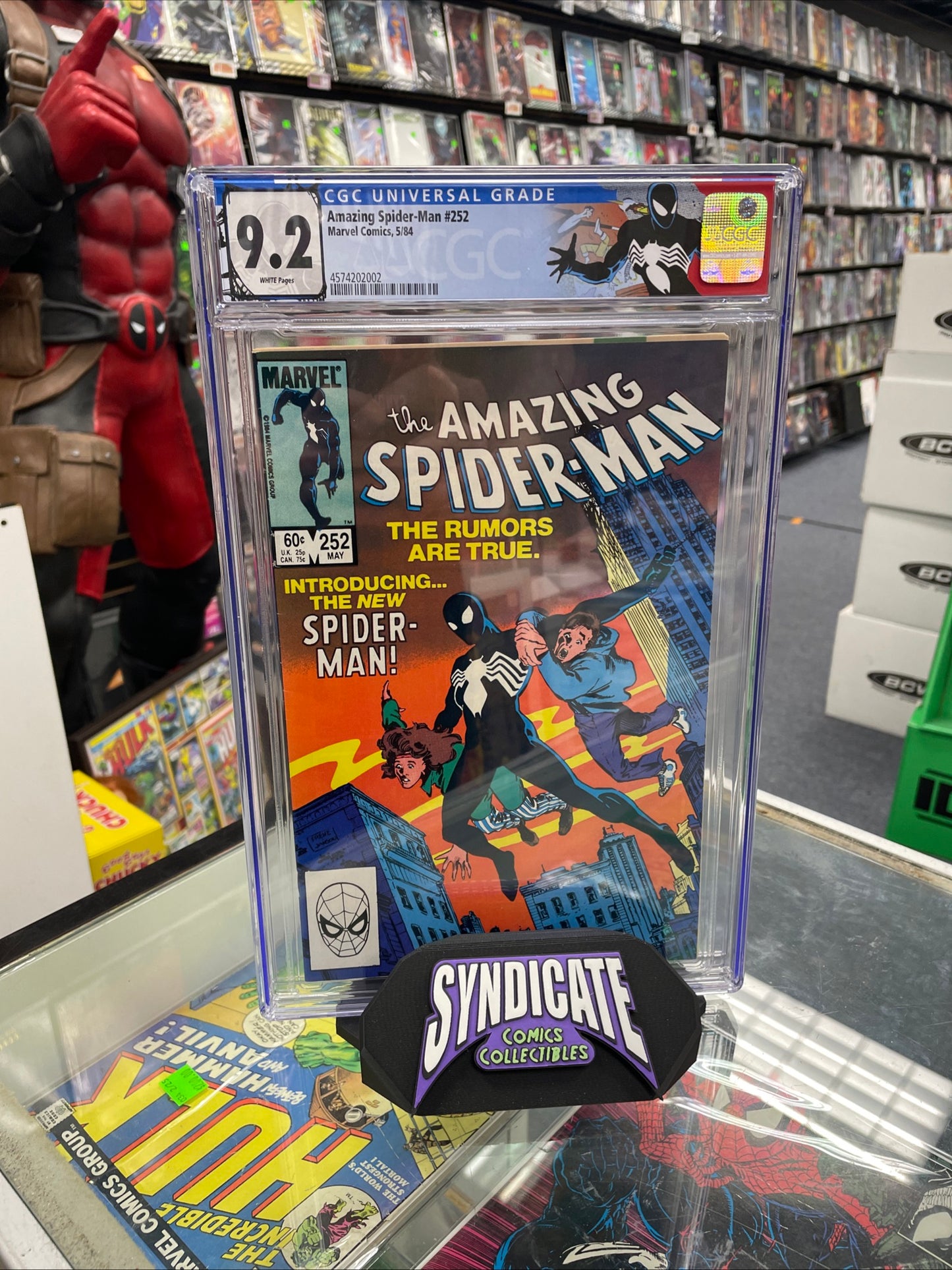 Amazing Spider-Man #252 (CGC 9.2) 1st Black Costume