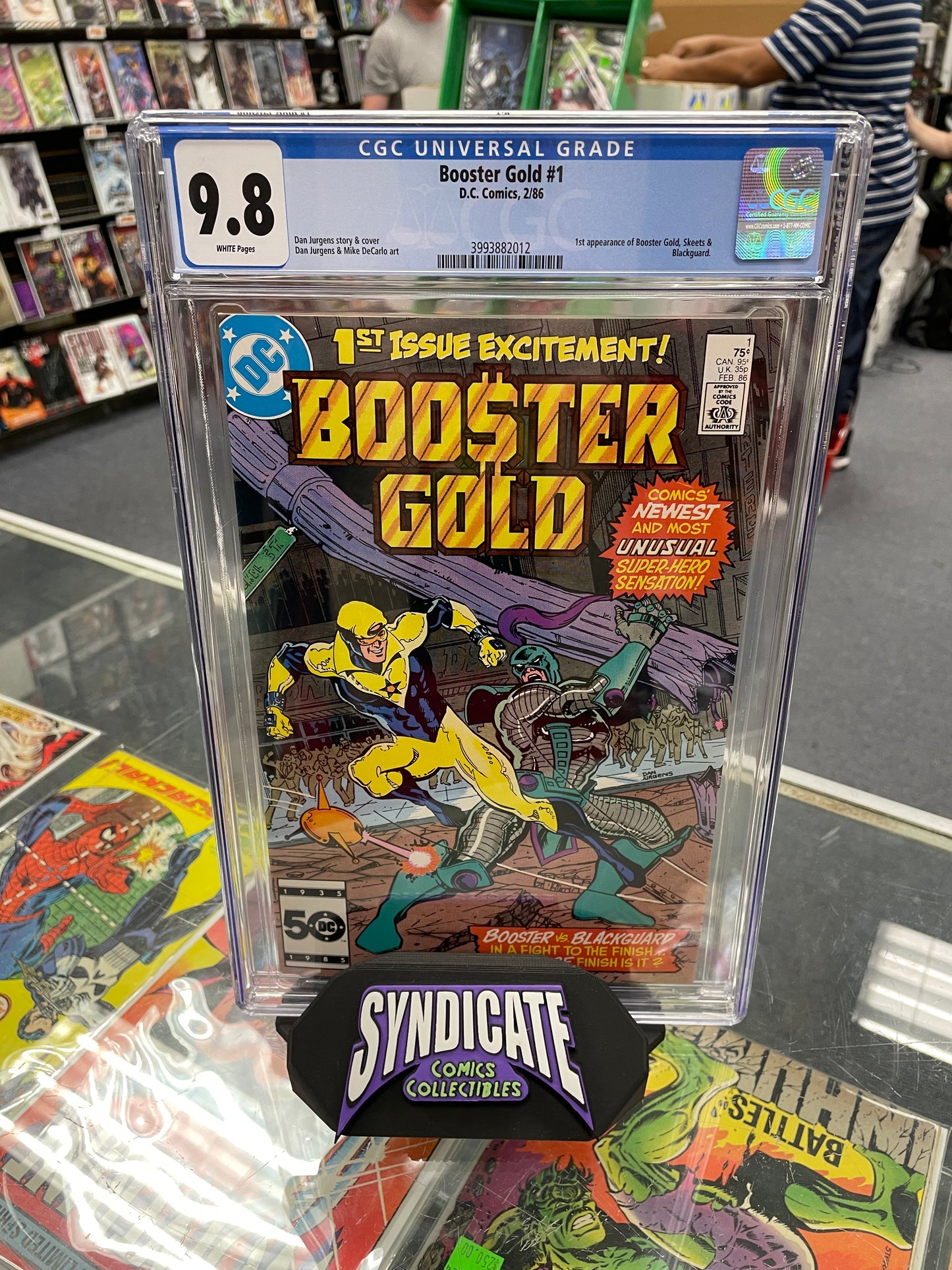 Booster Gold #1 (CGC 9.8) 1st Booster Gold