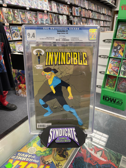 Invincible #1 (CGC 9.4) 1st Invincible, 1st Print