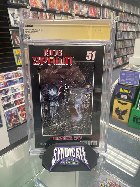 King Spawn #50 (CGC 9.8) 1:1000 Variant, Signed by Todd McFarlane