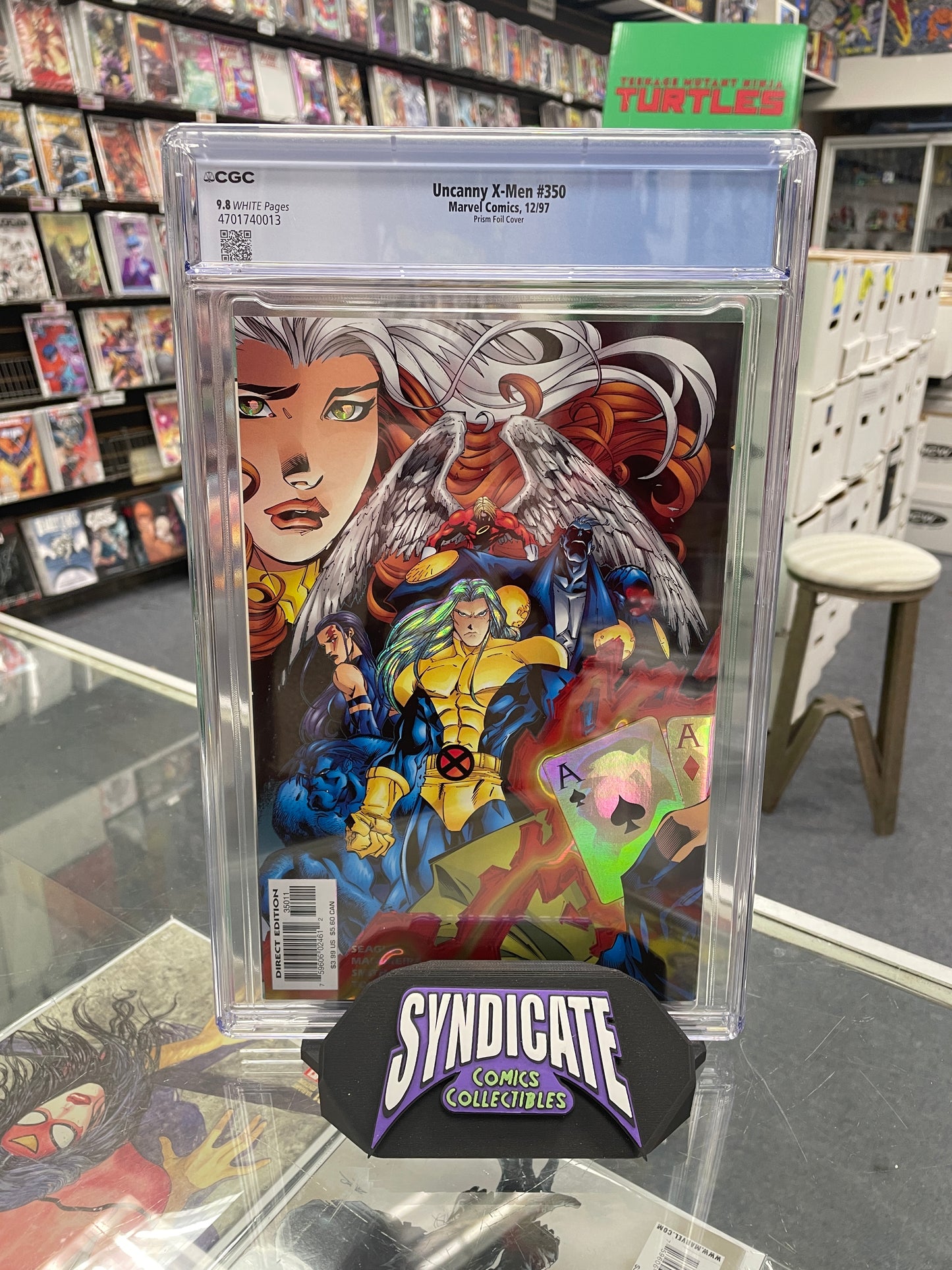 Uncanny X-Men #350 (CGC 9.8) Prism Foil Cover