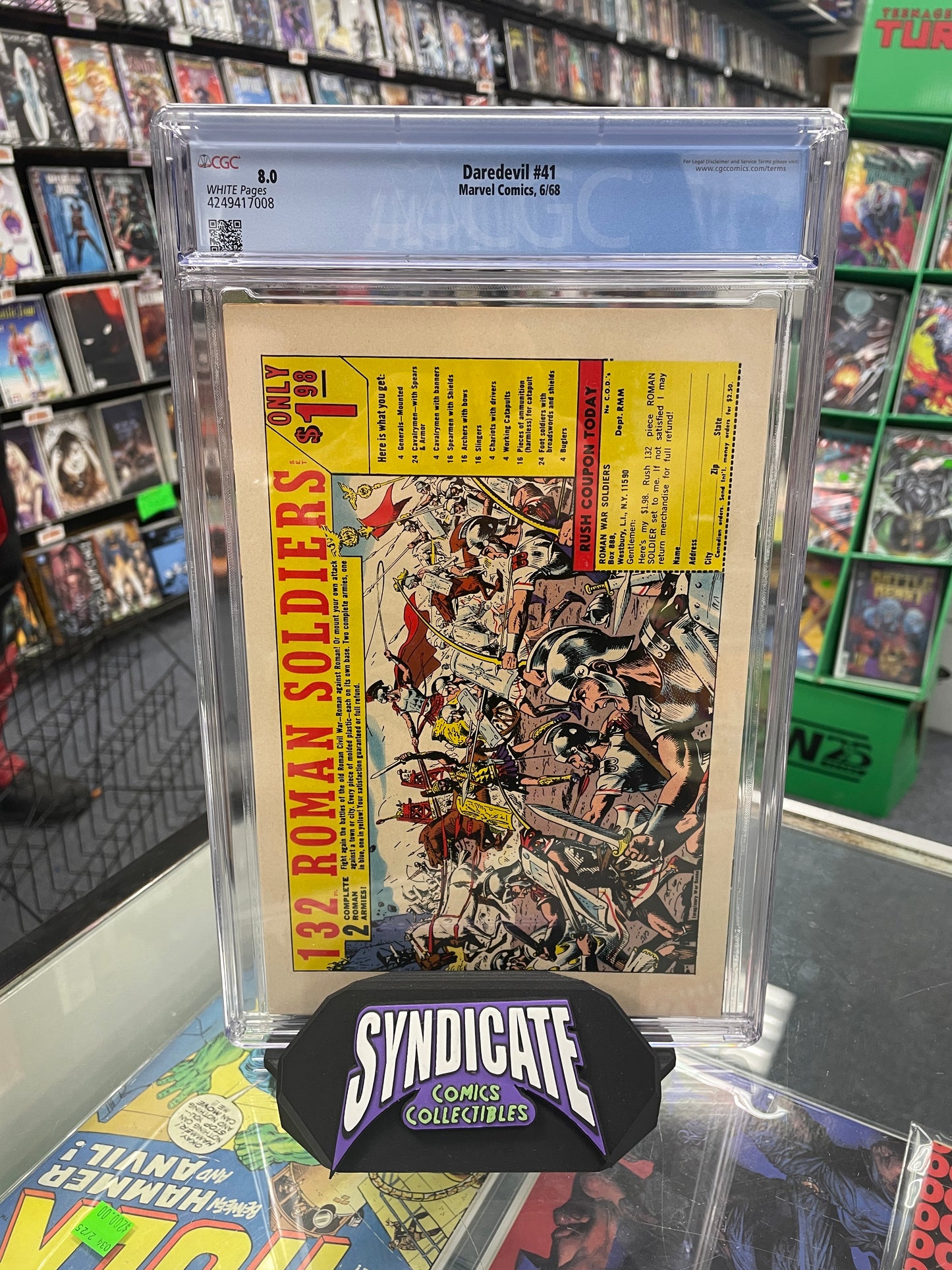 Daredevil #41 (CGC 8.0) High-Grade Silver Age Marvel