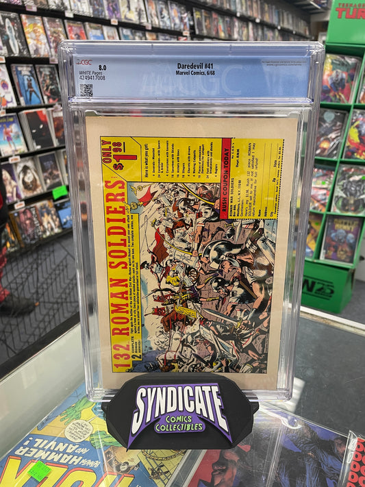 Daredevil #41 (CGC 8.0) High-Grade Silver Age Marvel