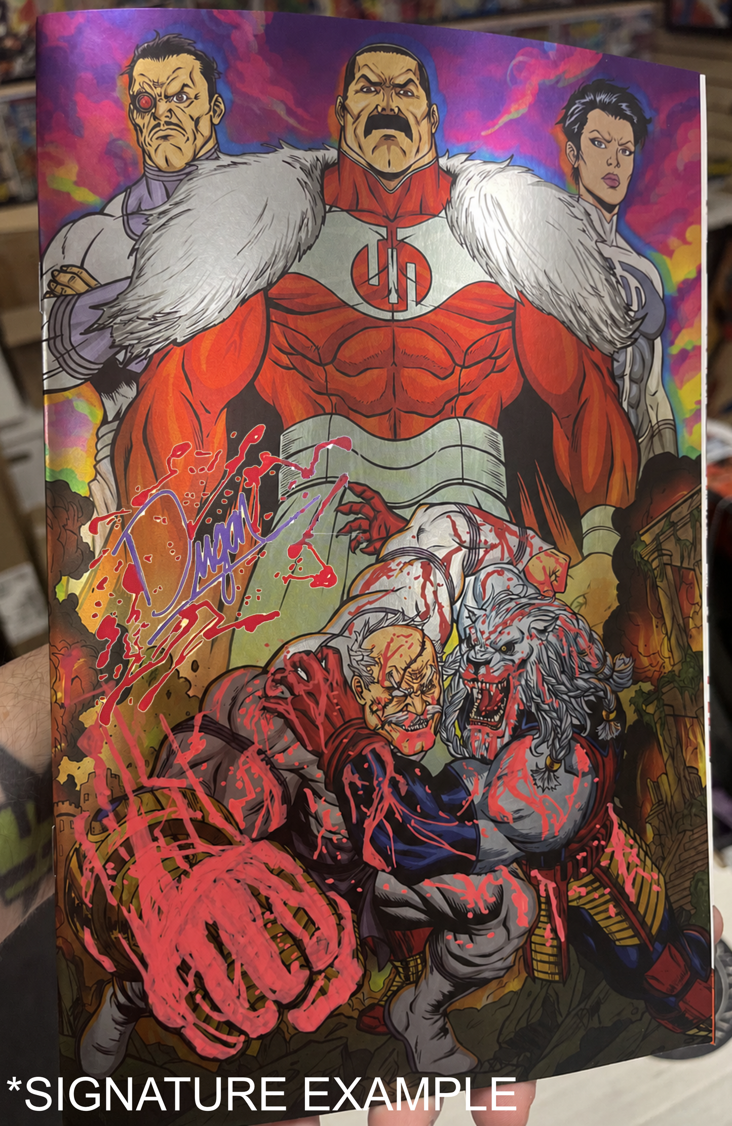 Invincible Universe: Battle Beast #12 Deegan Puchkors, Syndicate Comics & Collectibles DragonCon Exclusive Virgin Foil Variant
