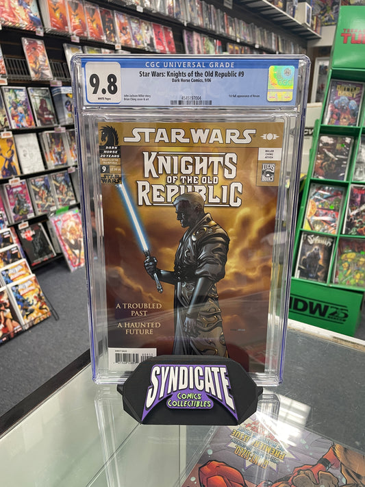 Star Wars: Knights of the Old Republic #9 (CGC 9.8) 1st Revan