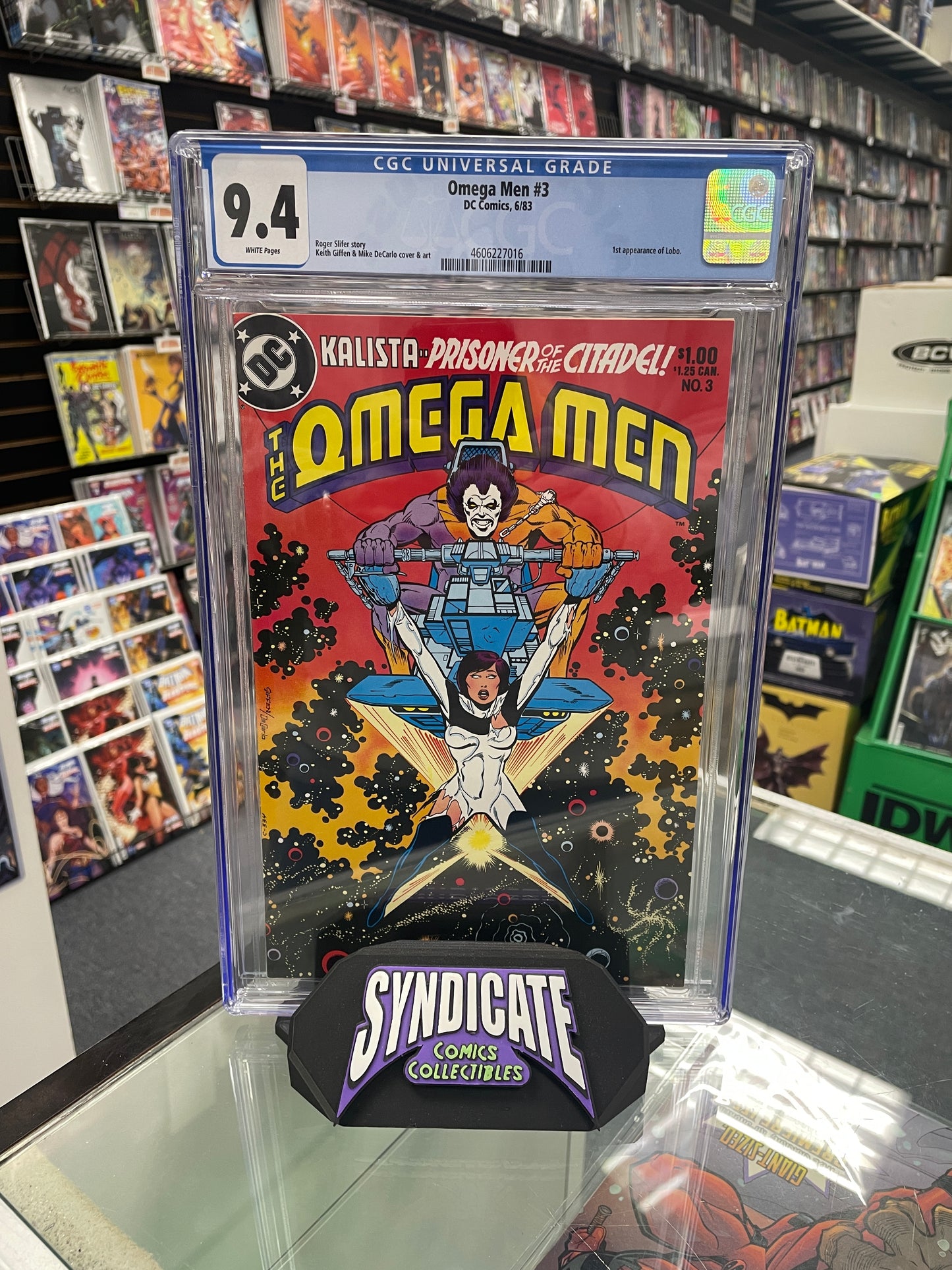 Omega Men #3 (CGC 9.4) 1st Lobo