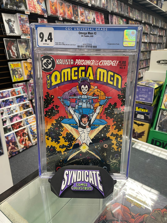 Omega Men #3 (CGC 9.4) 1st Lobo