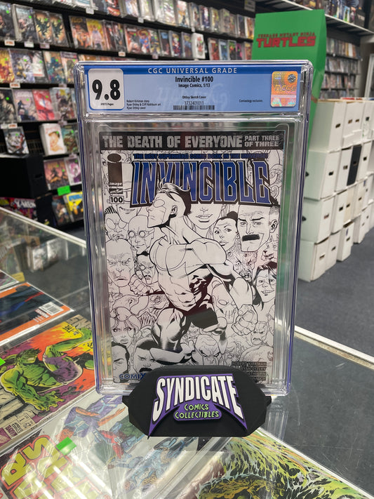 Invincible #100 (CGC 9.8) Comixology Sketch Variant