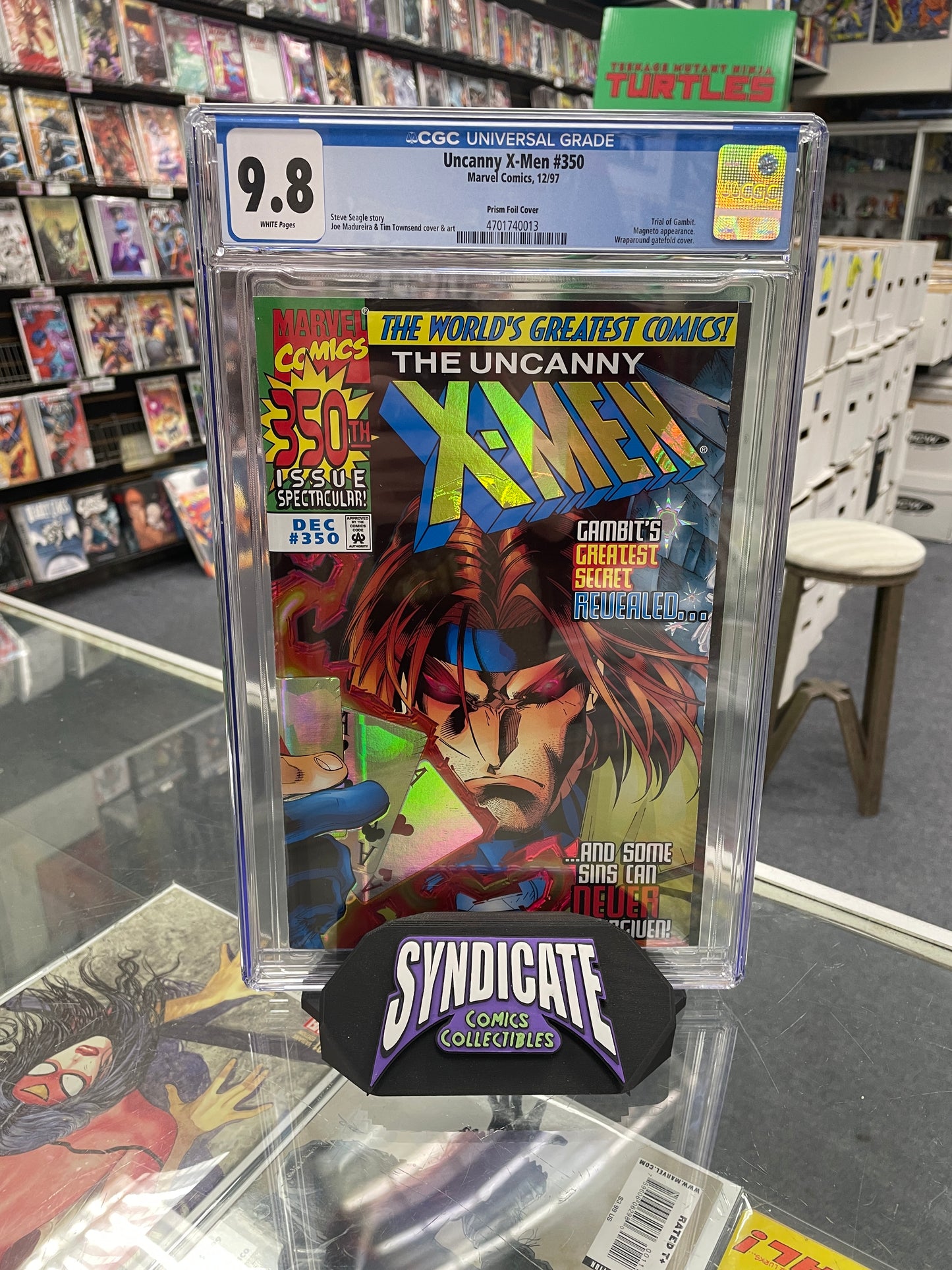 Uncanny X-Men #350 (CGC 9.8) Prism Foil Cover