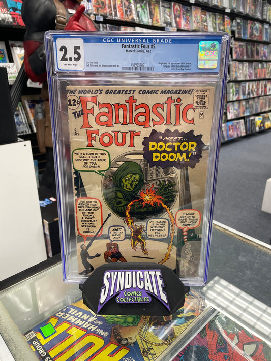 Fantastic Four #5 (CGC 2.5) 1st Doctor Doom