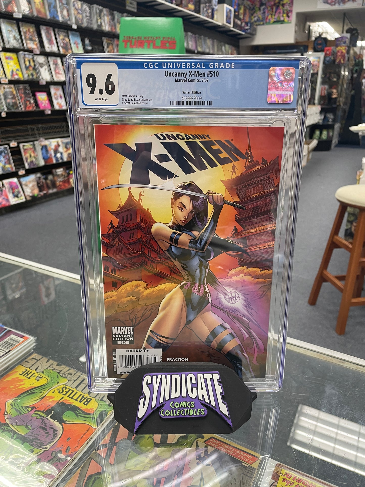 Uncanny X-Men #510 Campbell Cover (CGC 9.6) Psylocke Cover