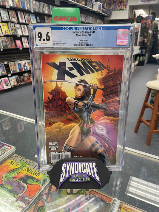 Uncanny X-Men #510 Campbell Cover (CGC 9.6) Psylocke Cover