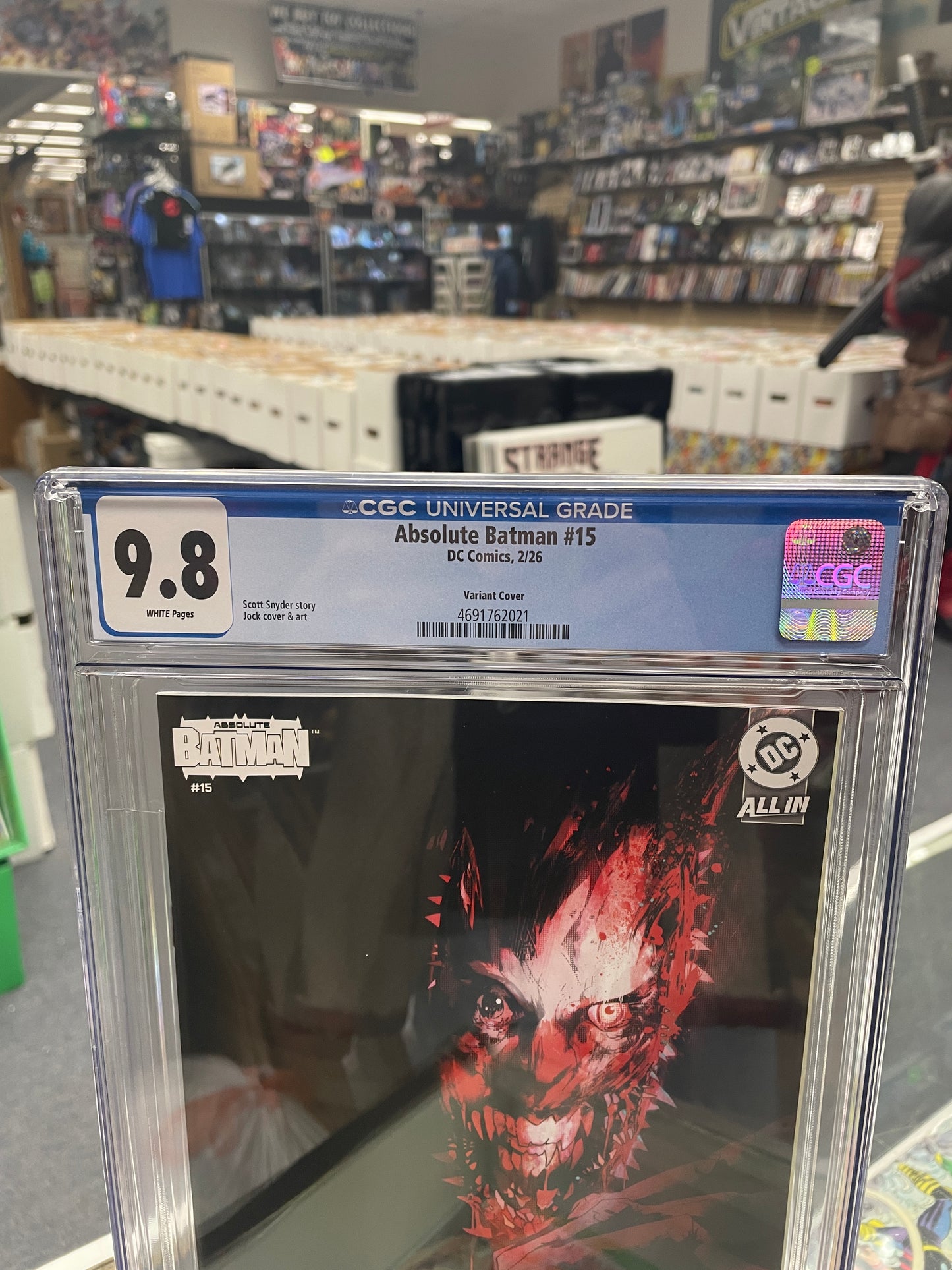 Absolute Batman #15 Jock Variant (CGC 9.8) 1st Absolute Joker