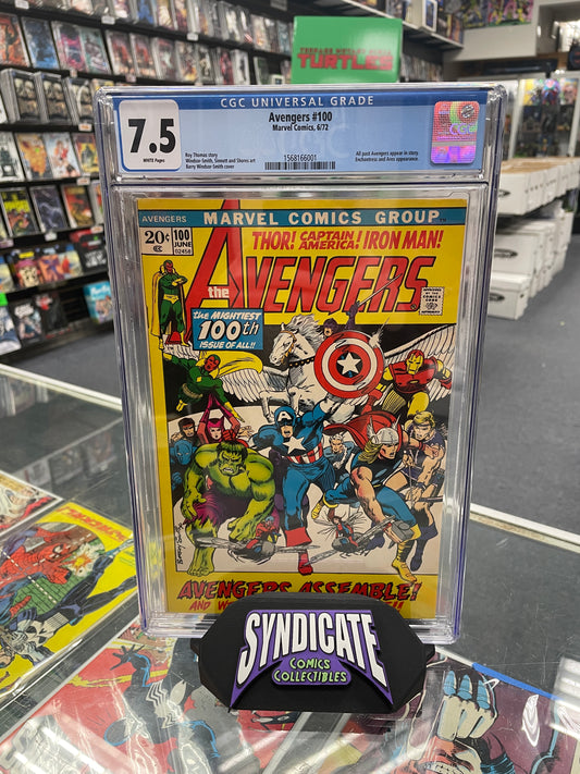 Avengers #100 (CGC 7.5) Bronze Age, White Pages