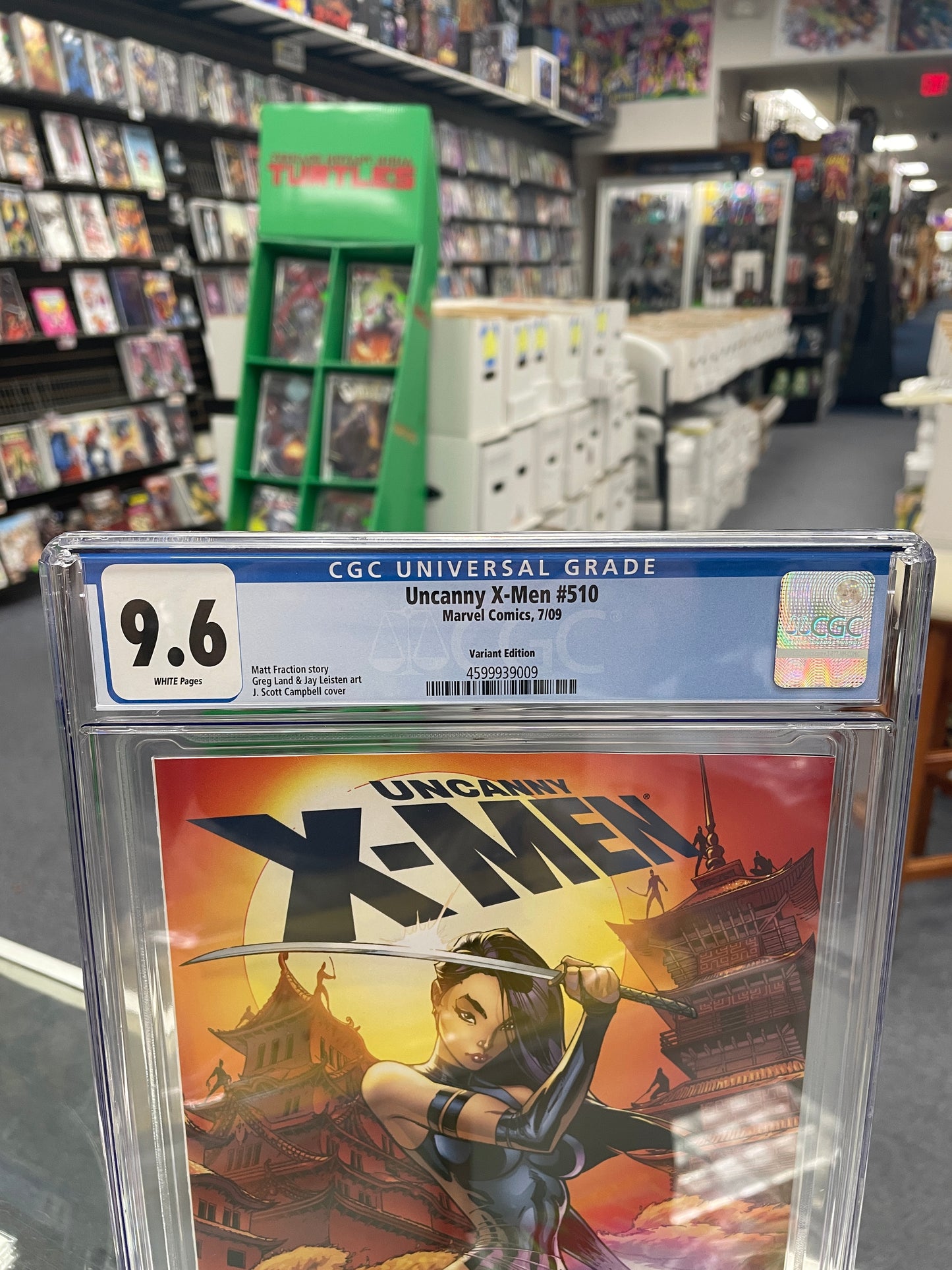 Uncanny X-Men #510 Campbell Cover (CGC 9.6) Psylocke Cover