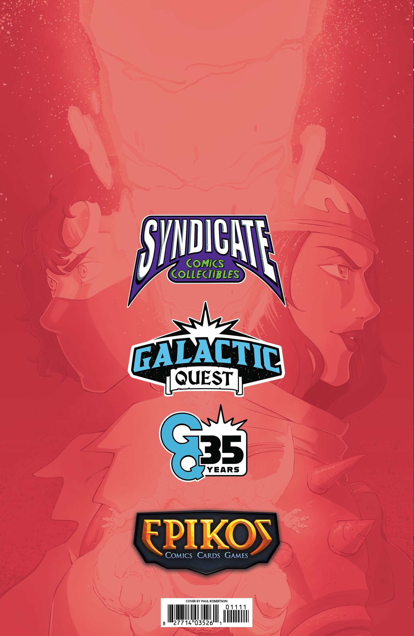 Godzilla #7 Paul Robertson, Syndicate Comics & Collectibles Exclusive Variant