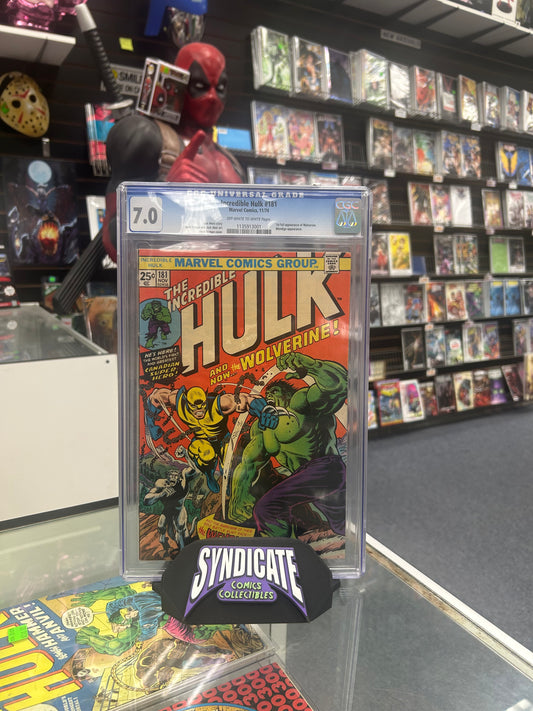 Incredible Hulk #181 (CGC 7.0) 1st Full App. of Wolverine