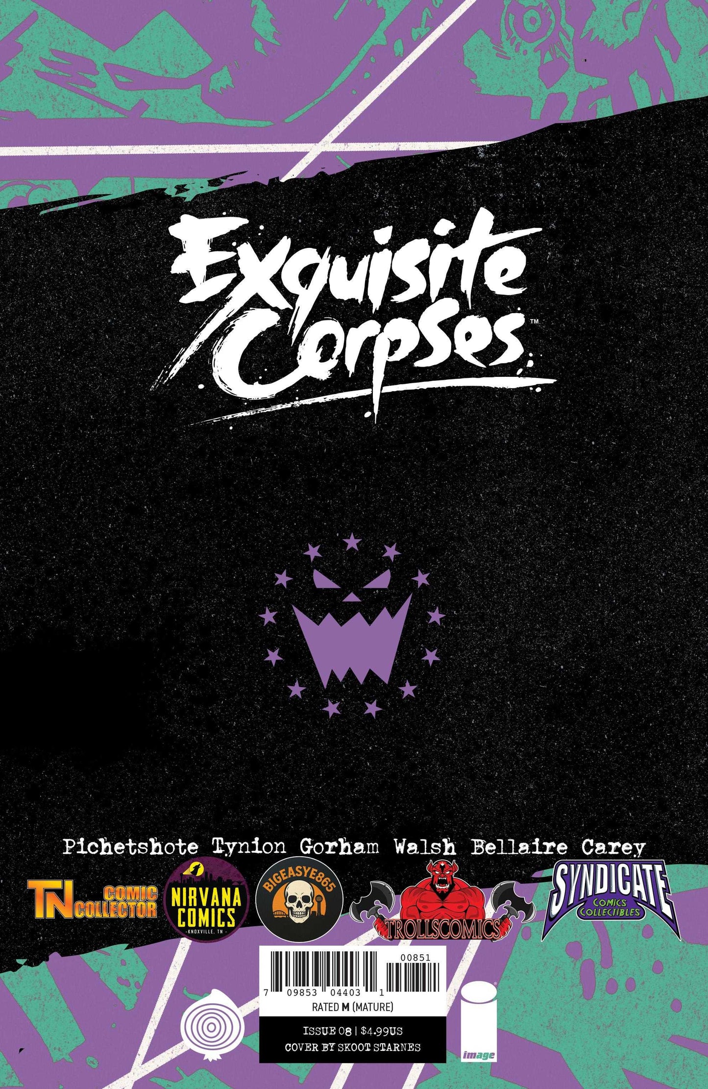 Exquisite Corpses #8 Skoot Starnes Exclusive Virgin Variant