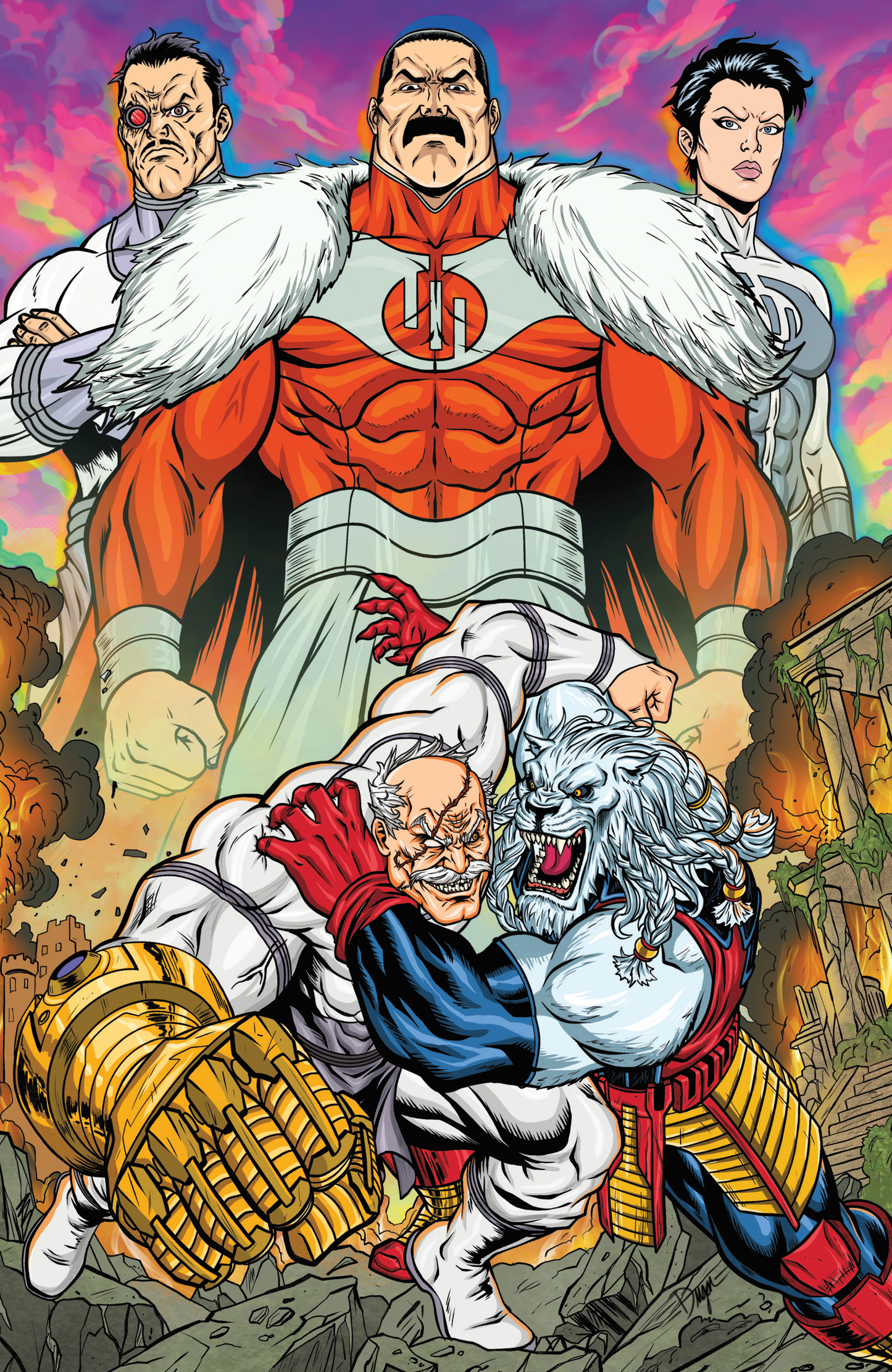 Invincible Universe: Battle Beast #12 Deegan Puchkors, Syndicate Comics & Collectibles DragonCon Exclusive Virgin Foil Variant