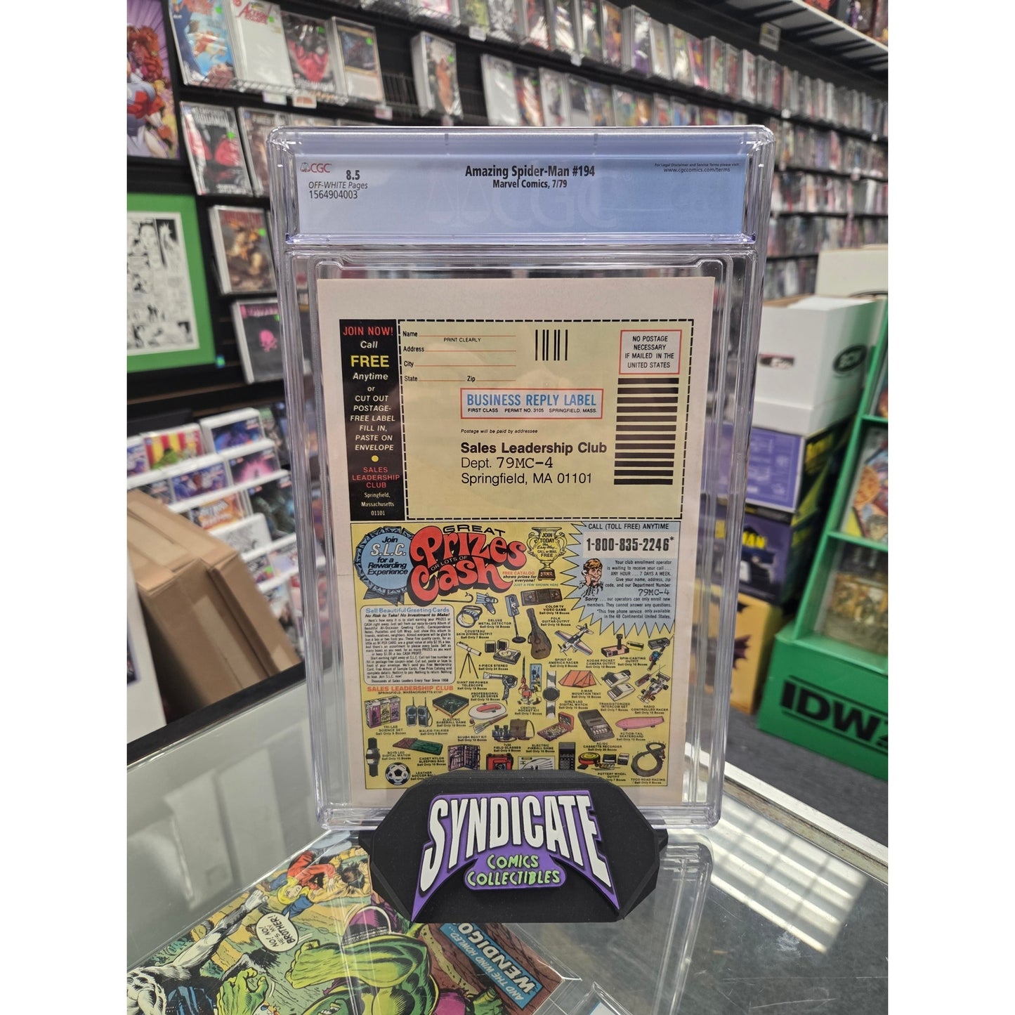 Amazing Spider-Man #194 (CGC 8.5) 1st Black Cat