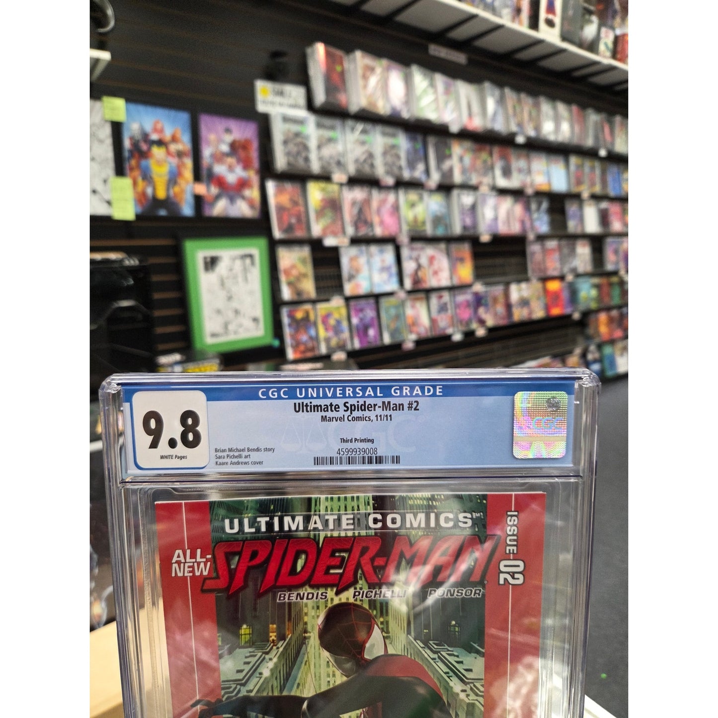 Ultimate Spider-Man #2 (CGC 9.8) 3rd Print Kaare Andrews Variant