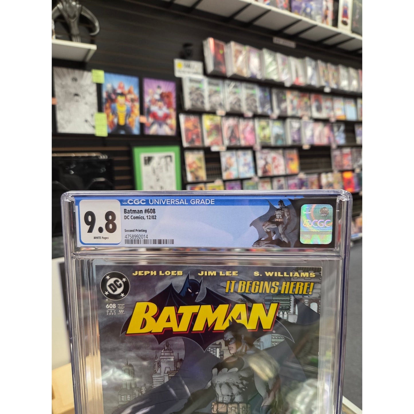 Batman #608 (CGC 9.8) 2nd Printing, Iconic Cover