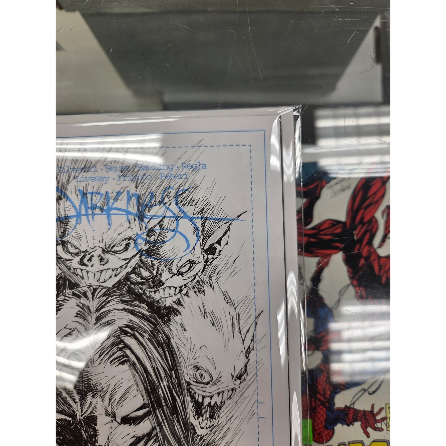 The Darkness #1 (2025) 1:1000 Marc Silvestri Original Sketch