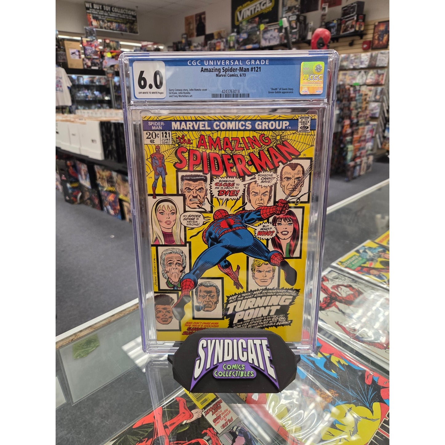 Amazing Spider-Man #121 (CGC 6.0) Death of Gwen Stacy