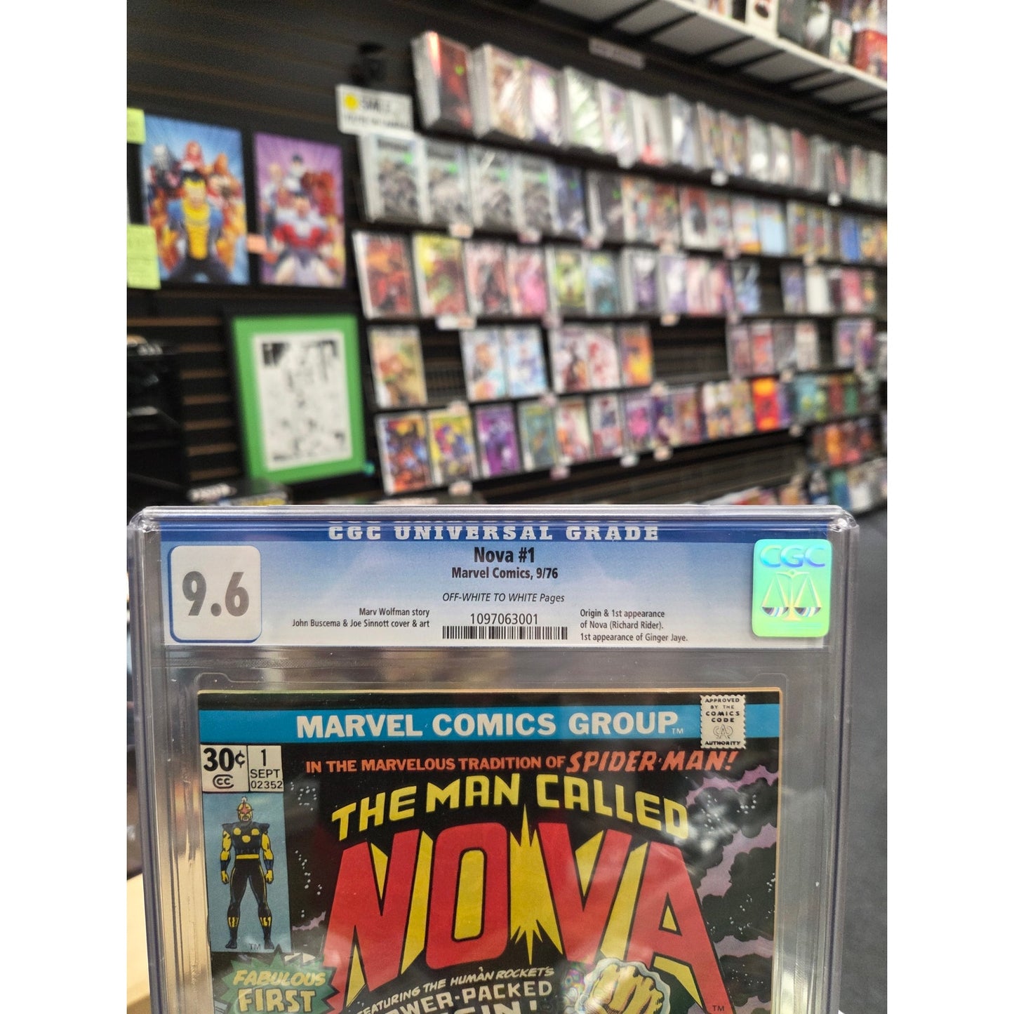 Nova #1 (CGC 9.6) 1st Appearance of Nova