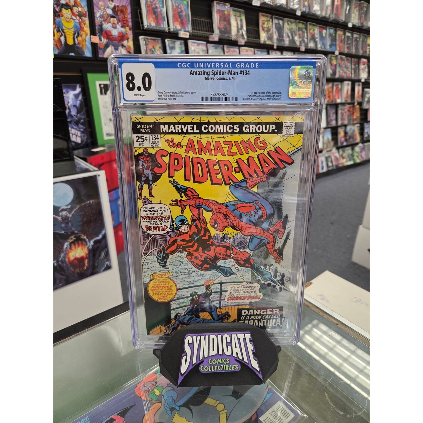 Amazing Spider-Man #134 (CGC 8.0) 1st Tarantula