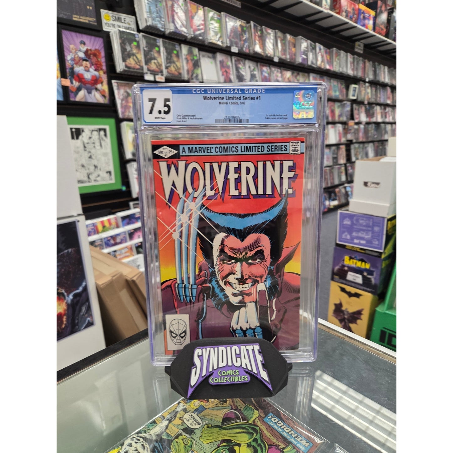 Wolverine #1 (CGC 7.5) 1st Solo Series, Newsstand