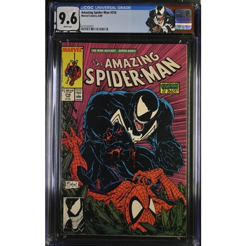 Amazing Spider-Man #316 (CGC 9.6) 1st Full Venom Cover App.