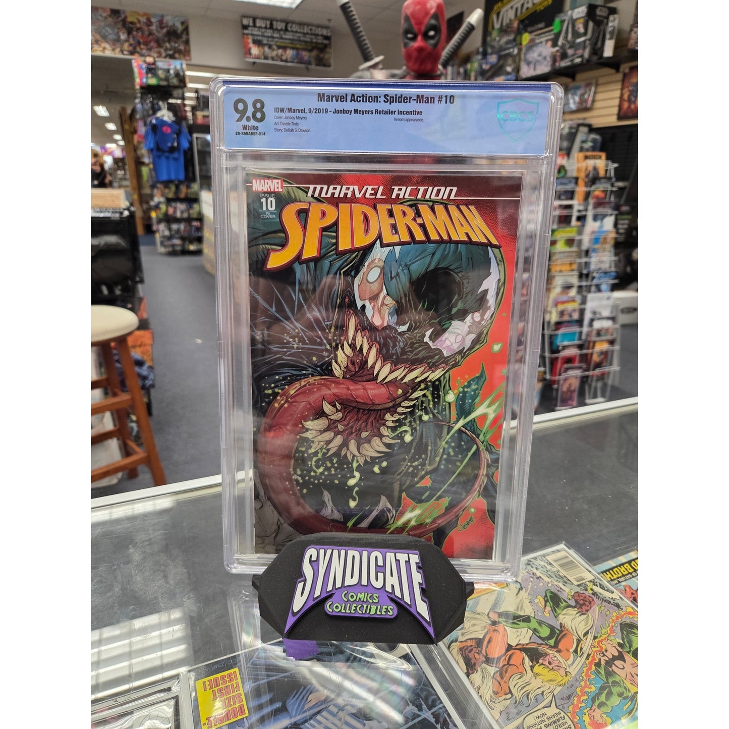 Marvel Action: Spider-Man #10 (CBCS 9.8) Jonboy Meyers Variant