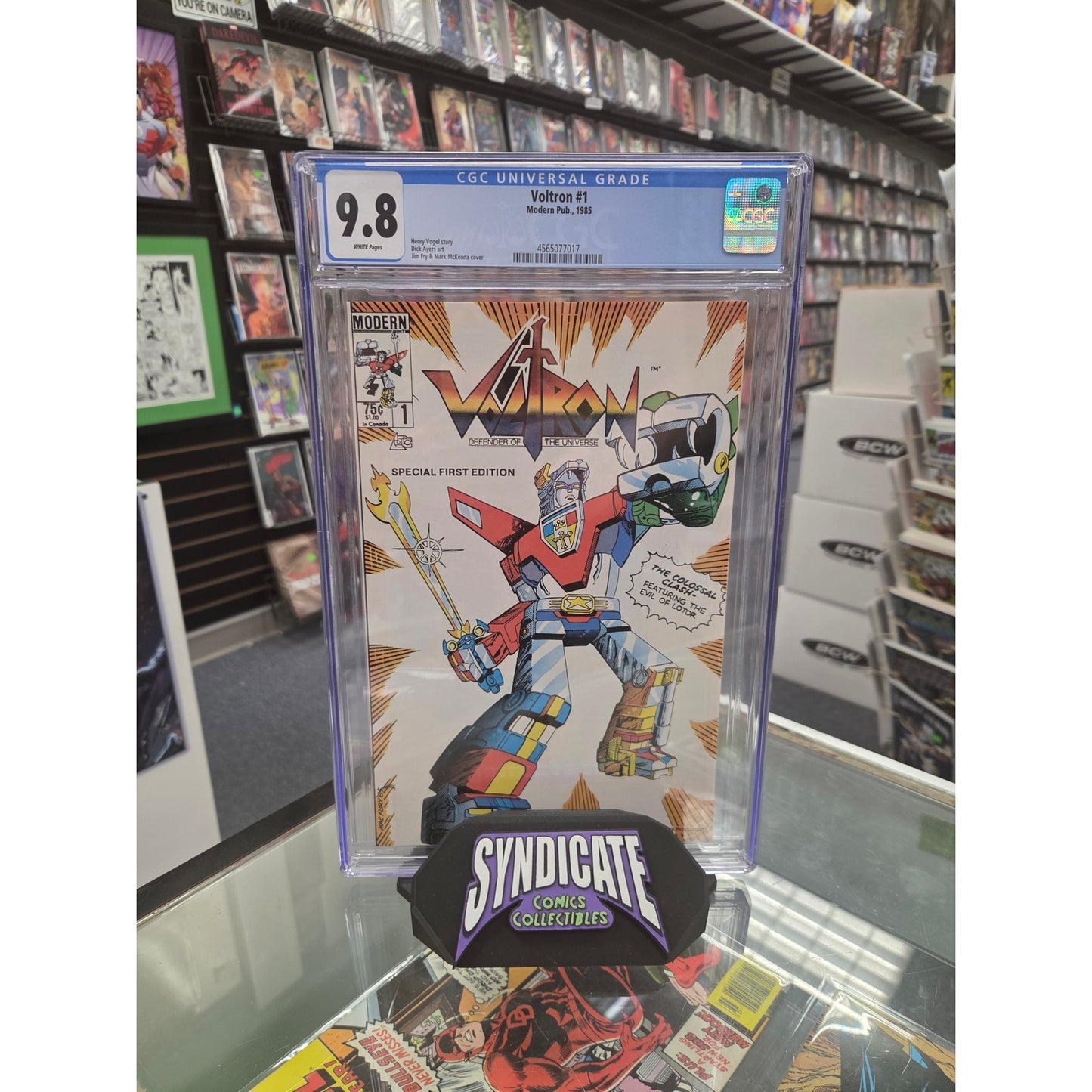 Voltron #1 (CGC 9.8) 1st Voltron in U.S. Comics