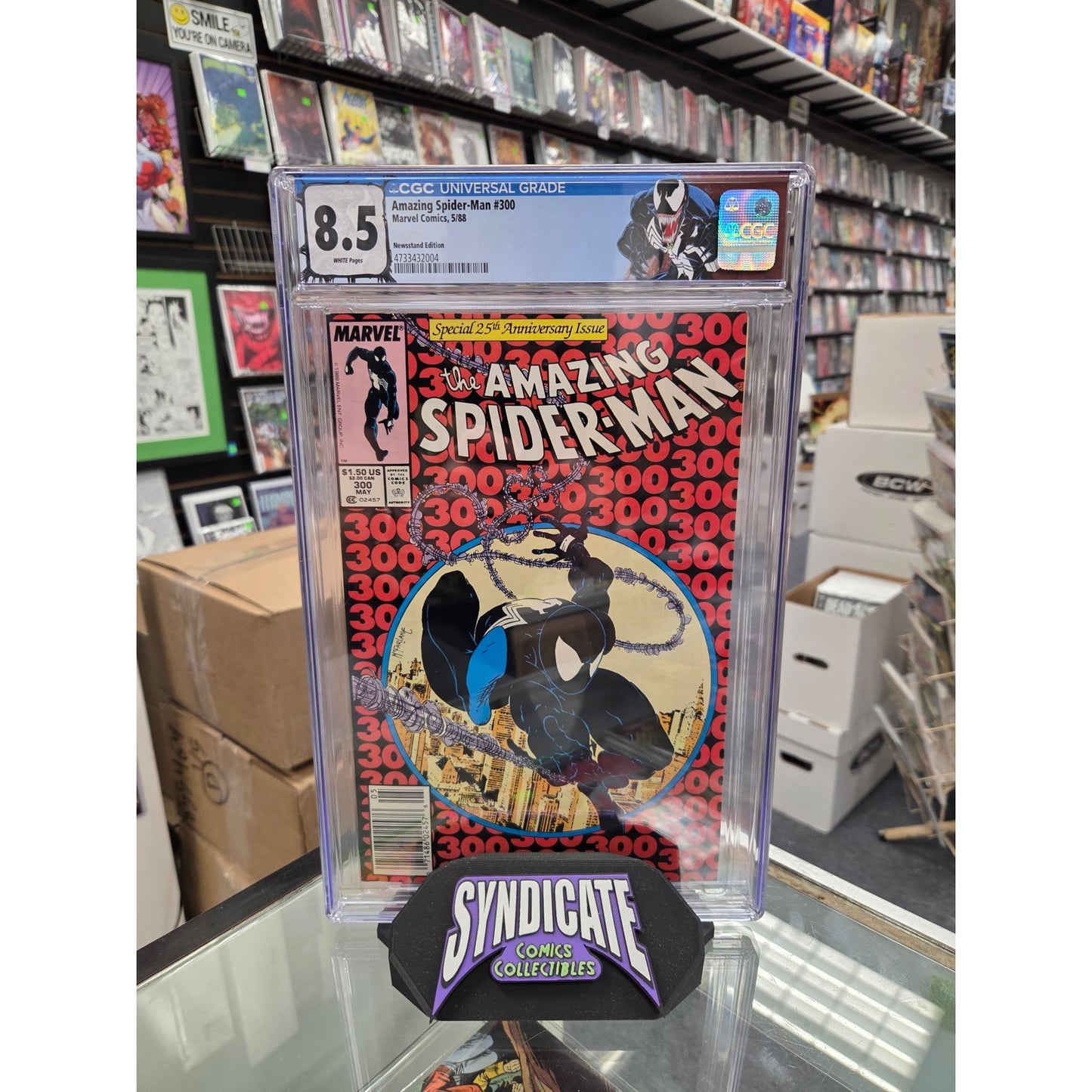 Amazing Spider-Man #300 (CGC 8.5) 1st Venom