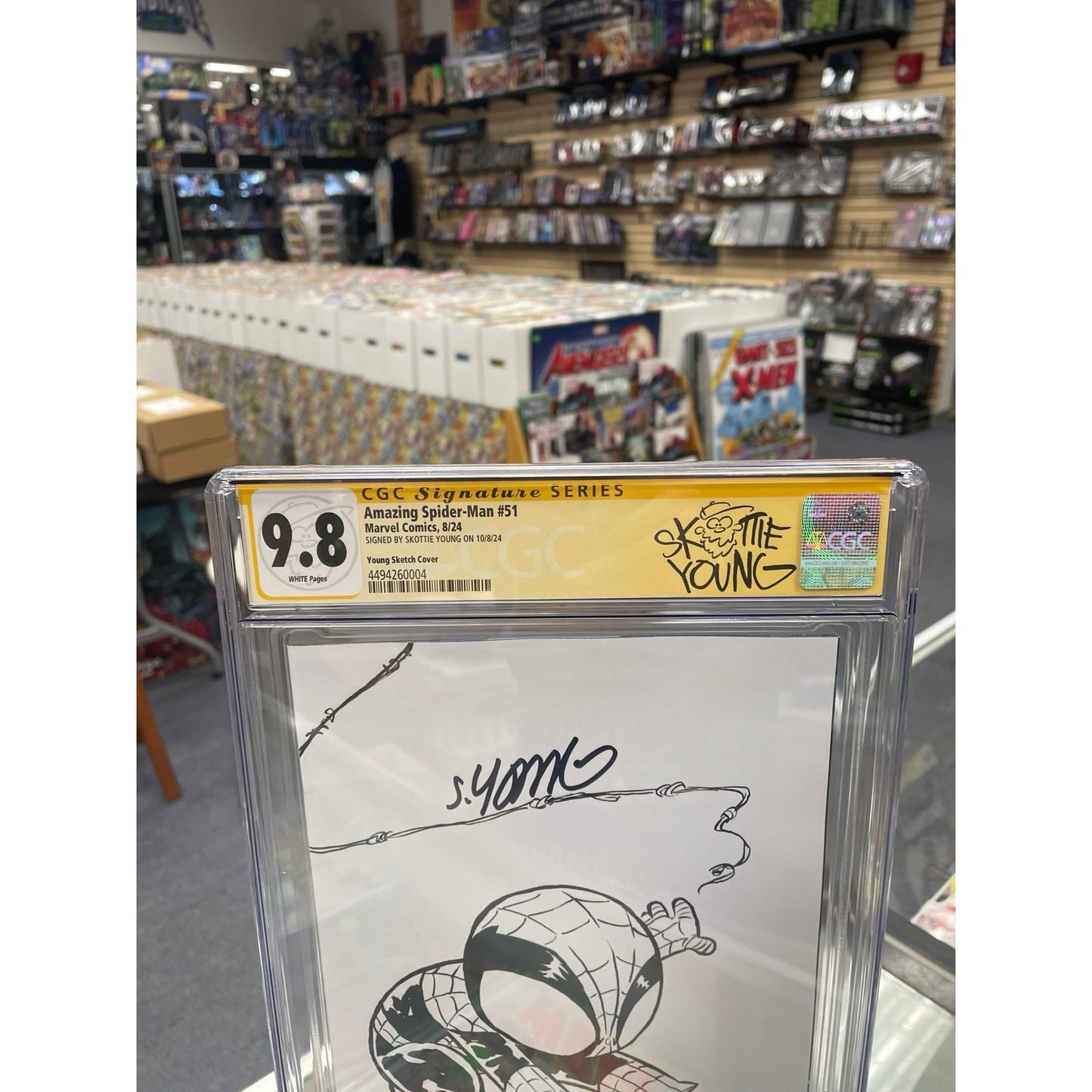 Amazing Spider-Man #51 1:50 Variant (CGC Signature Series 9.8) Skottie Young