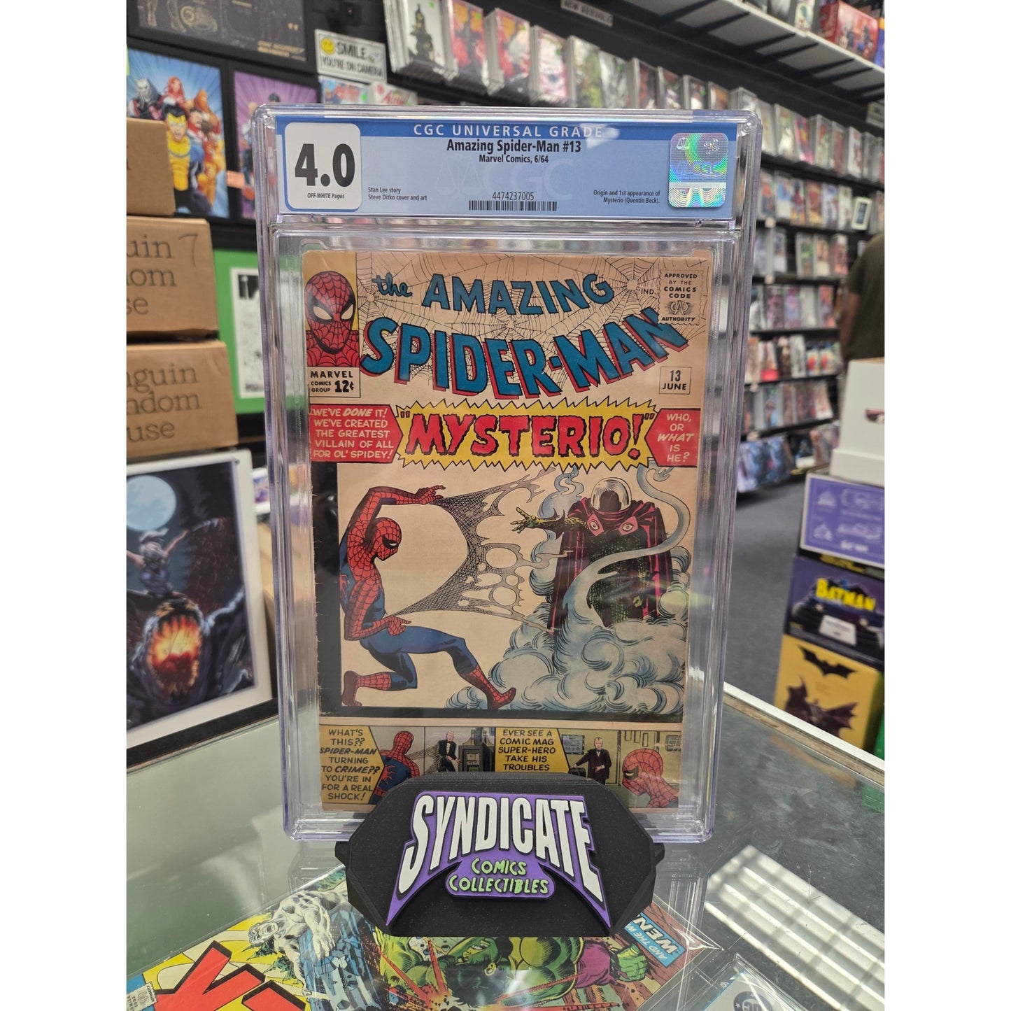Amazing Spider-Man #13 (CGC 4.0) 1st Mysterio