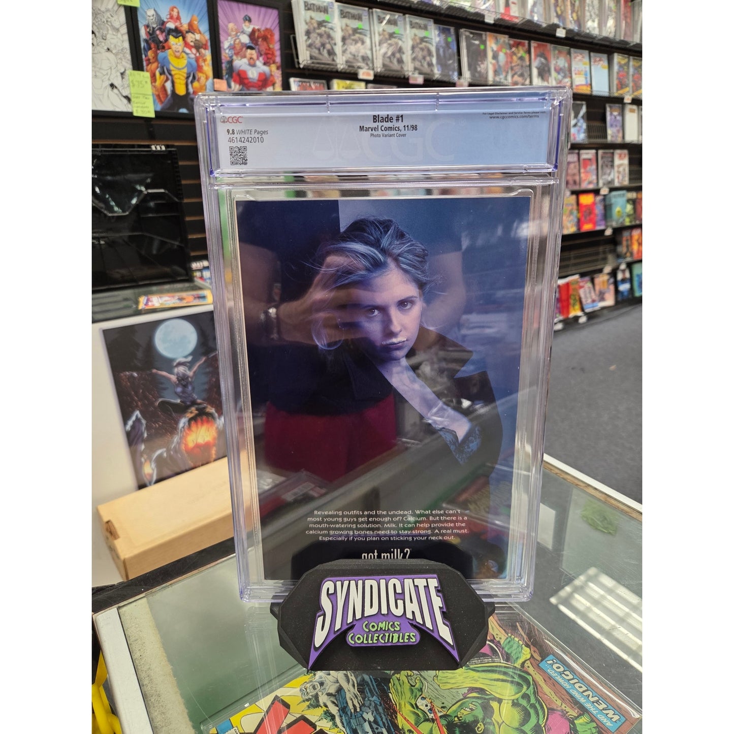 Blade #1 (CGC 9.8) Wesley Snipes Photo Variant