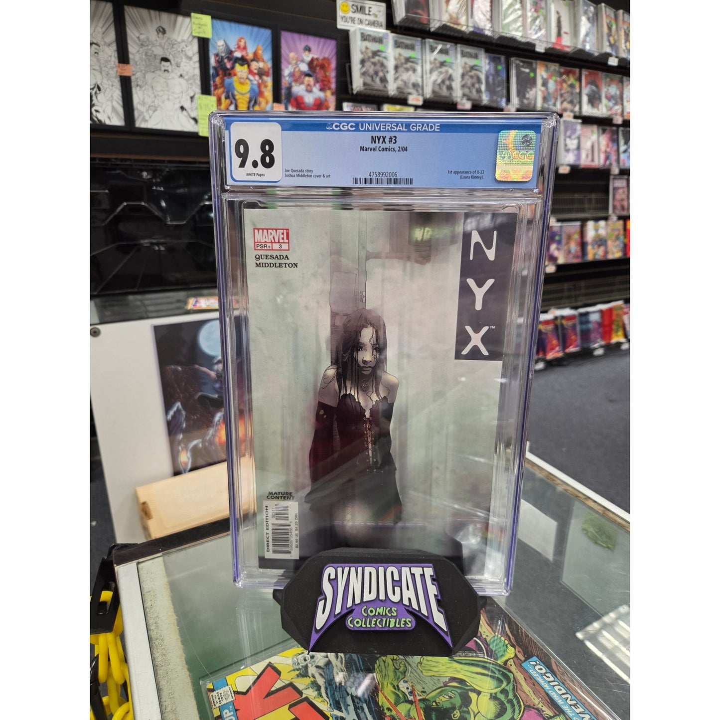 NYX #3 (CGC 9.8) 1st appearance of X-23