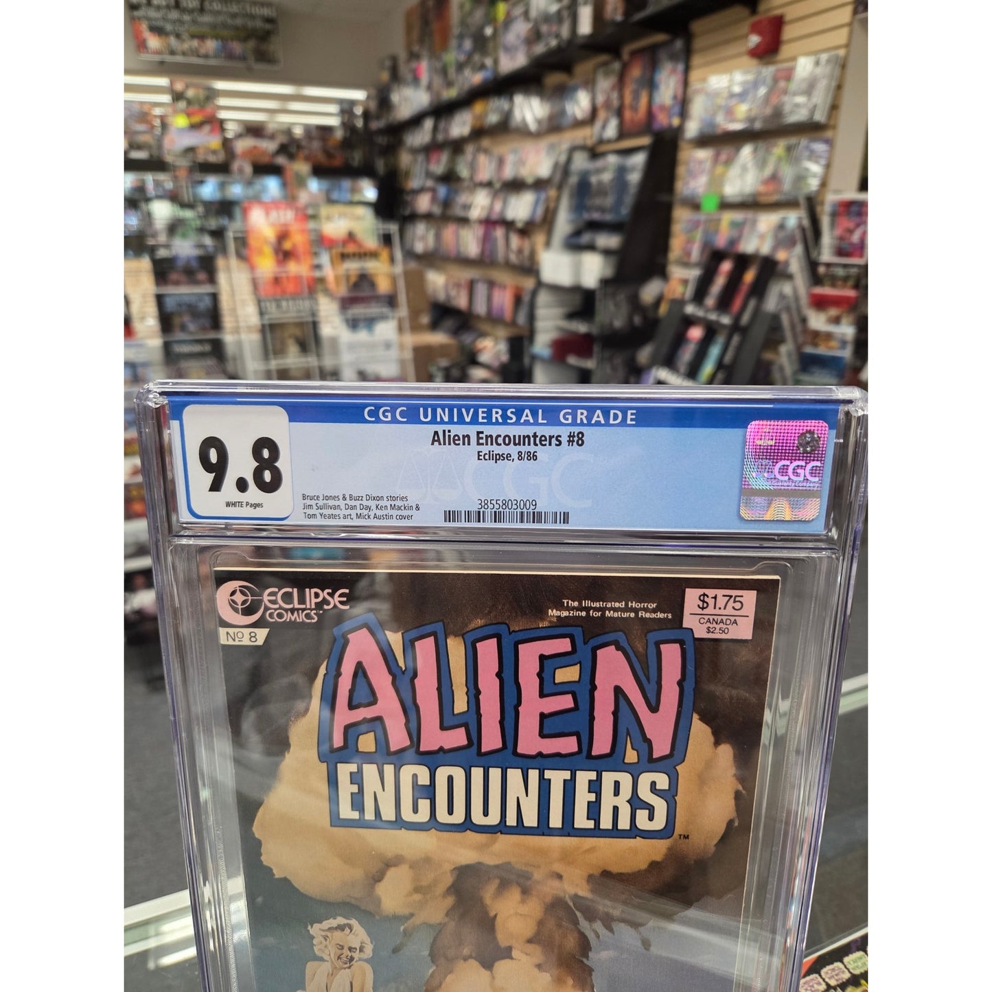 Alien Encounters #8 (CGC 9.8) Marilyn Monroe Cover