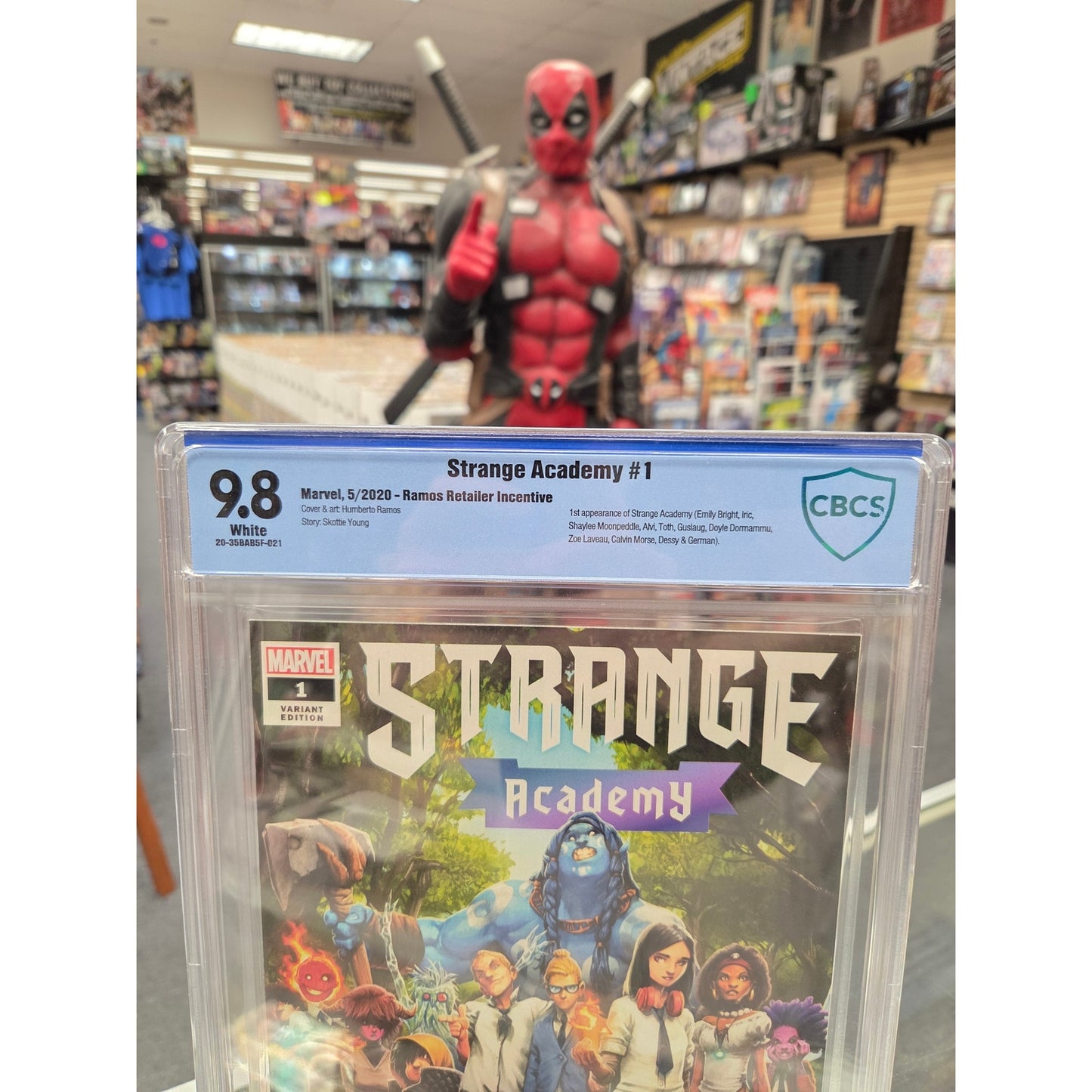 Strange Academy #1 (CBCS 9.8) Humberto Ramos Variant, 1st Strange Academy