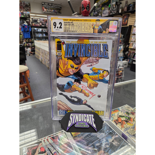 Invincible #60 (CGC 9.2) 2nd Print, Signed by Ryan Ottley