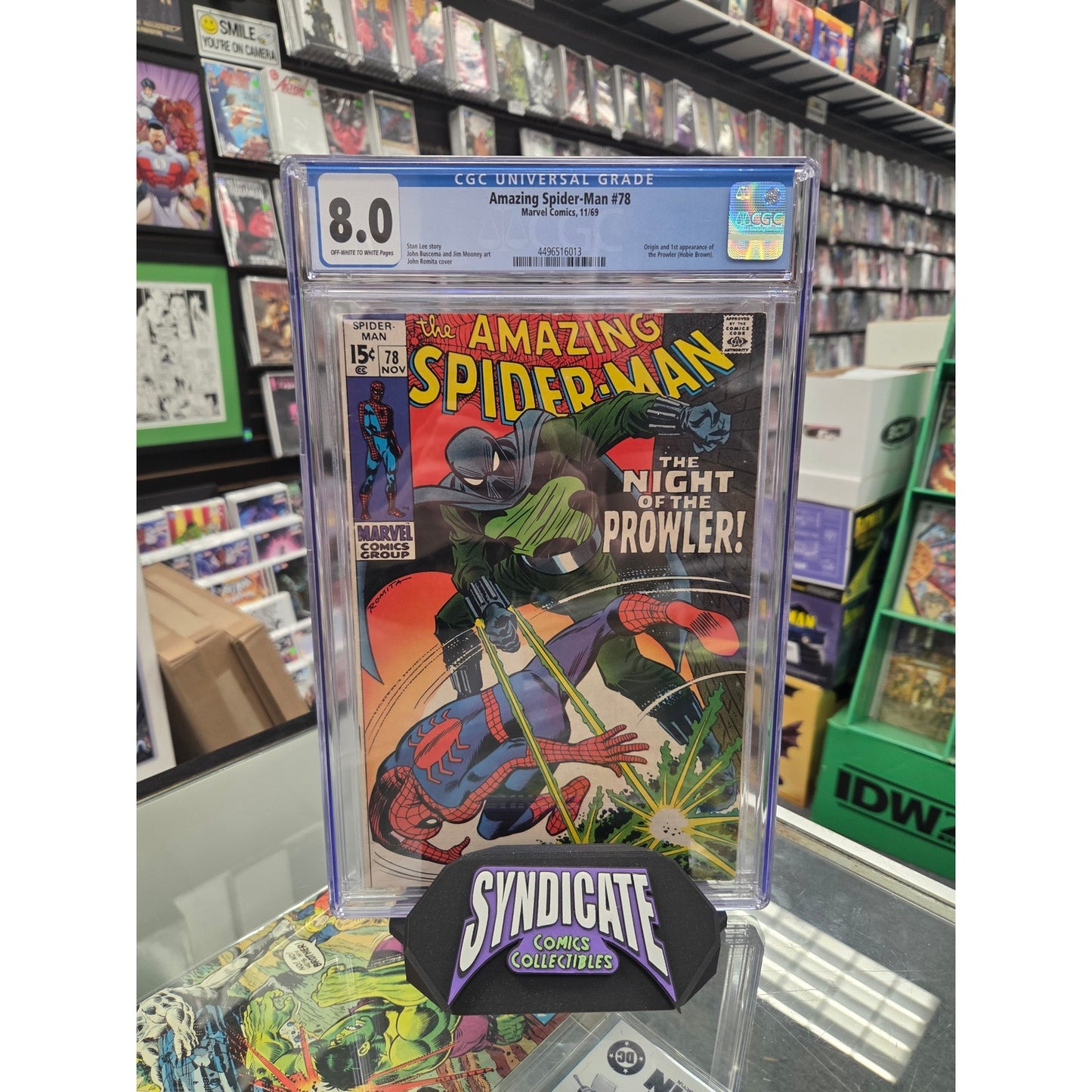 Amazing Spider-Man #78 (CGC 8.0) 1st Prowler