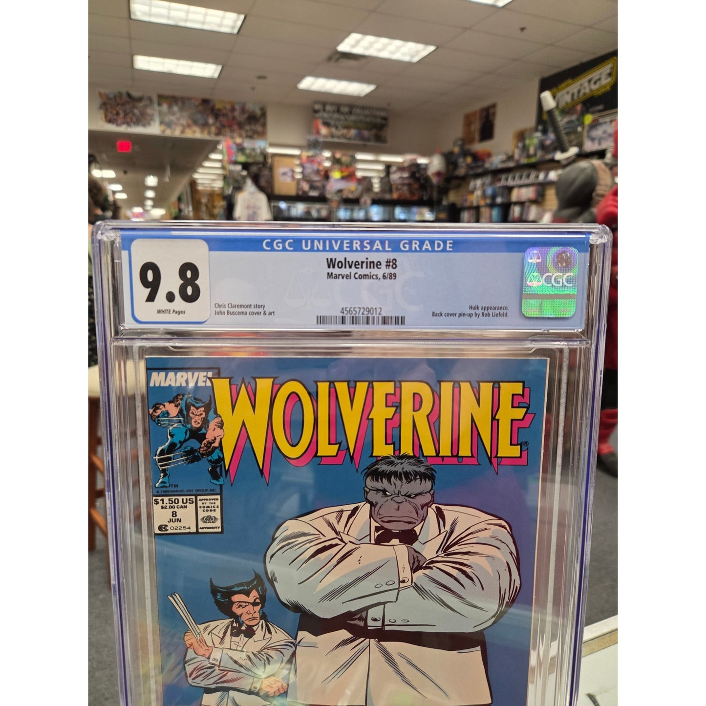 Wolverine #8 (CGC 9.8) Iconic Cover Art