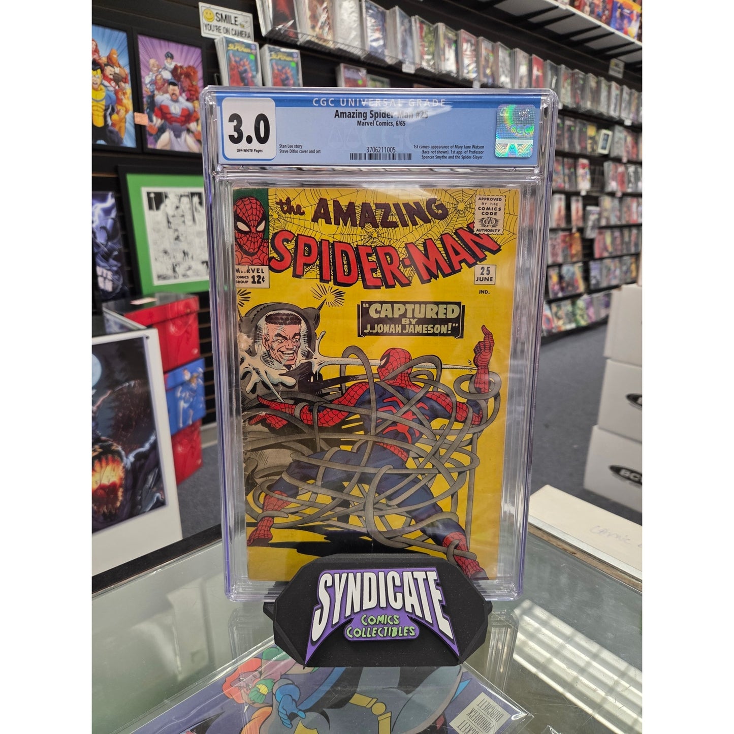 Amazing Spider-Man #25 (CGC 3.0) 1st Mary Jane Watson Cameo