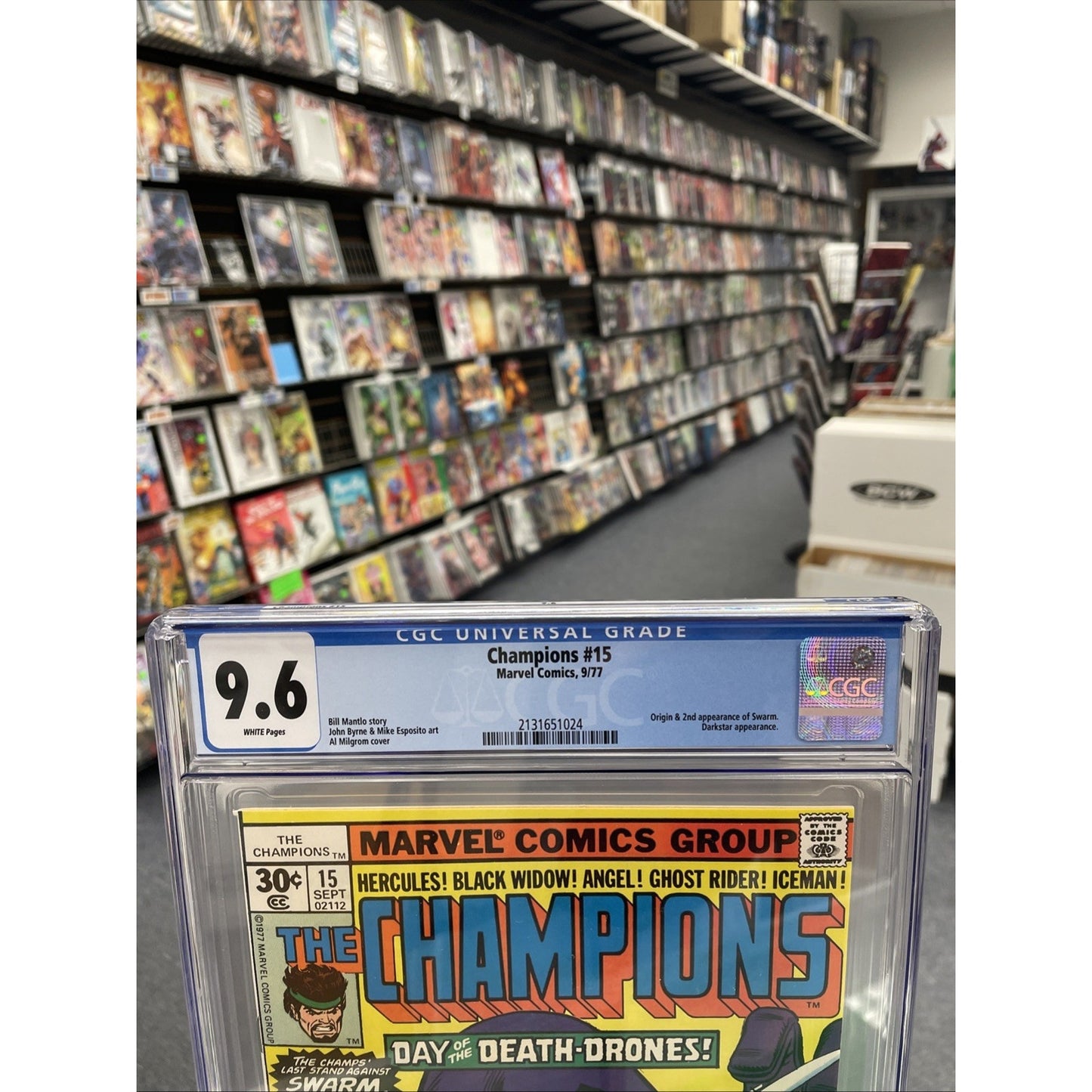 Champions #15 (CGC 9.6) 2nd Swarm
