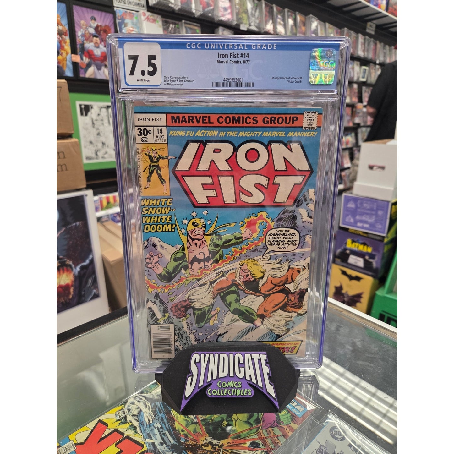 Iron Fist #14 (CGC 7.5) 1st Sabretooth