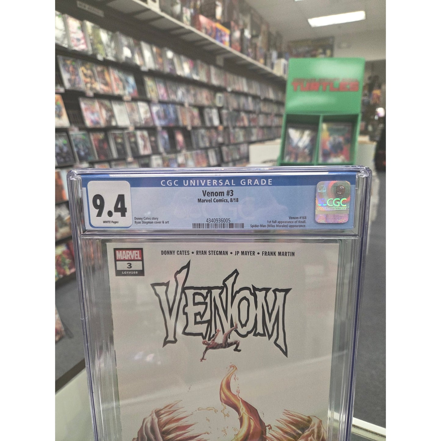 Venom #3 (CGC 9.4) 1st Knull
