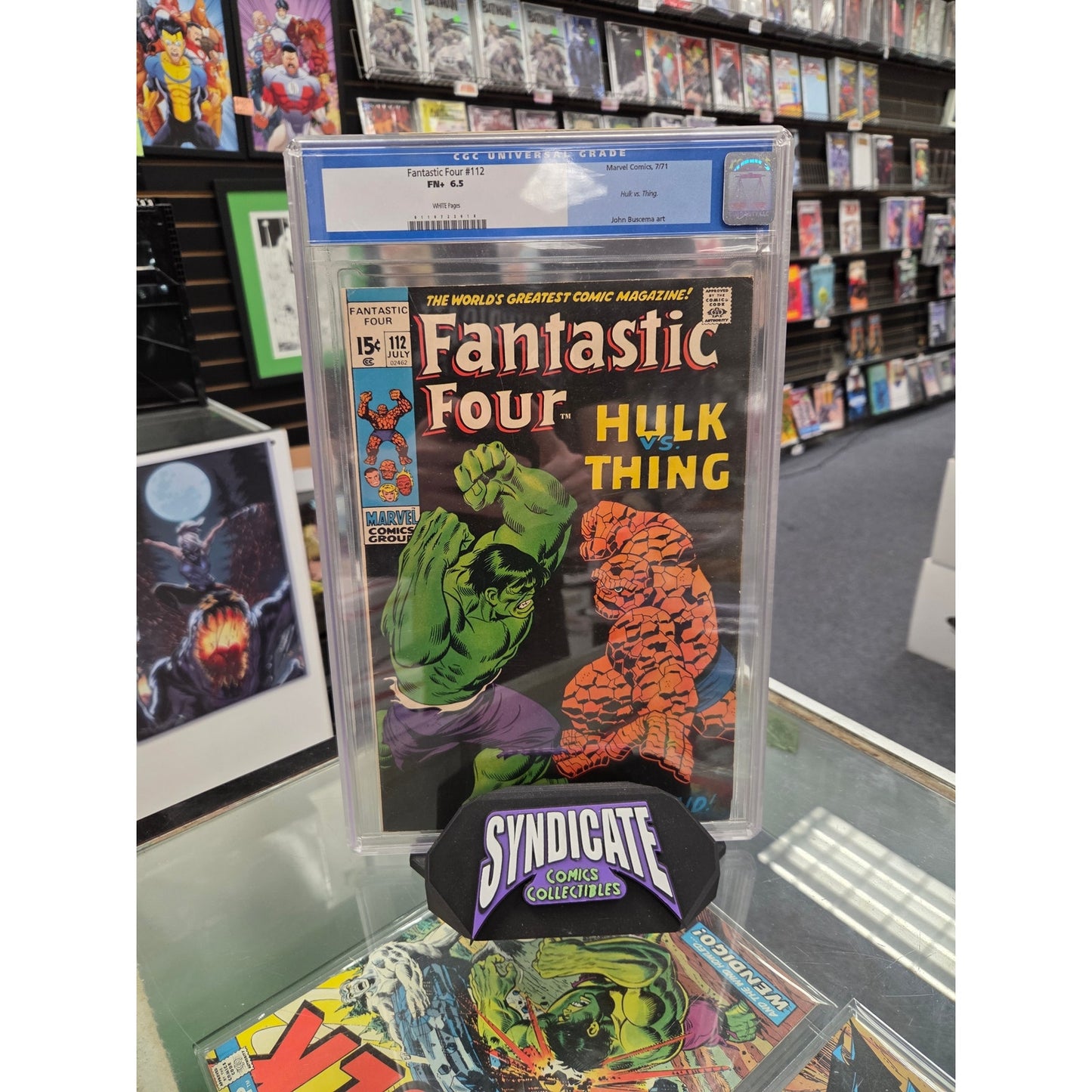 Fantastic Four #112 (CGC 6.5) Hulk VS. Thing